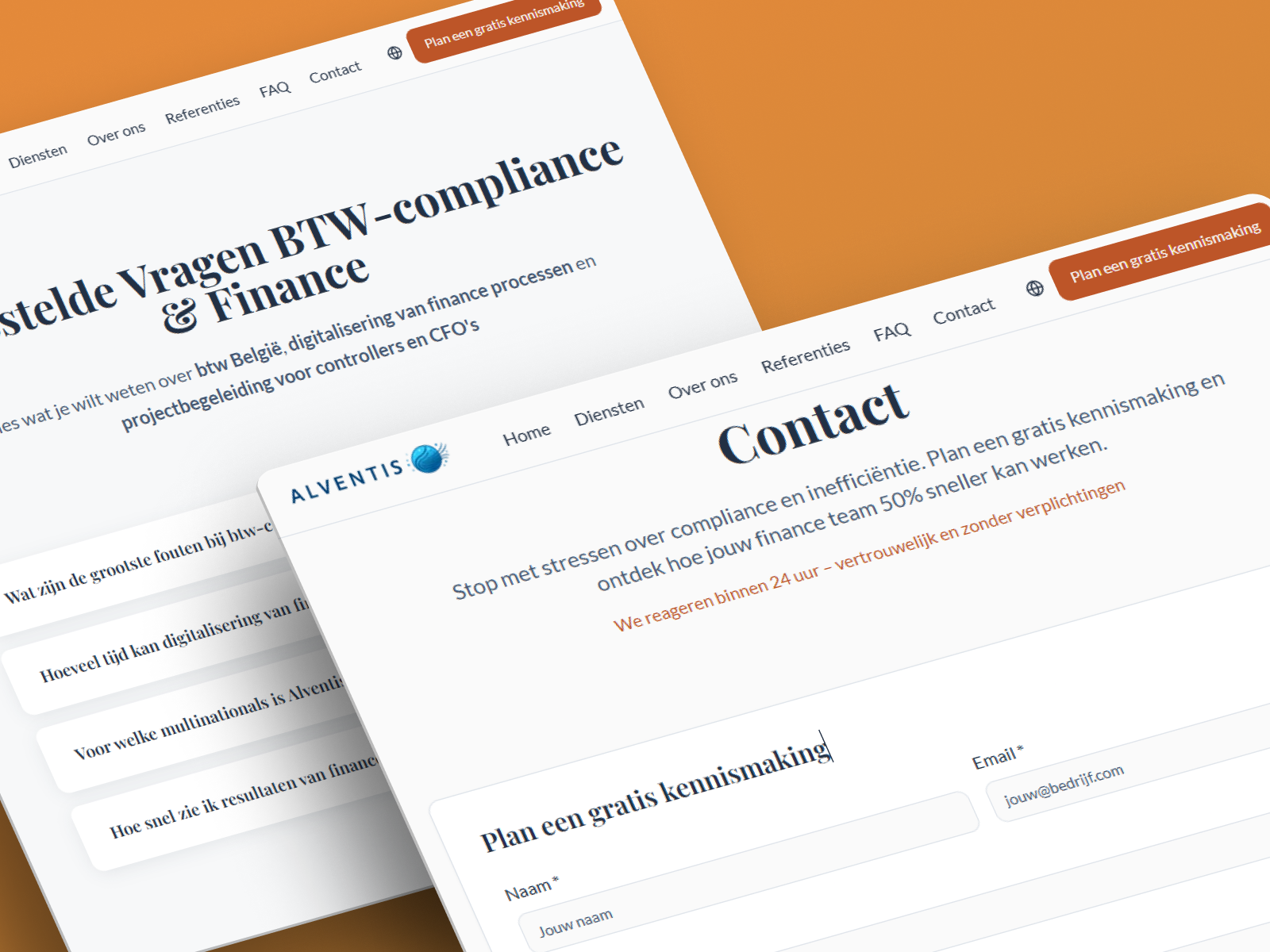 Kontakt und FAQ für Lead-Generierung