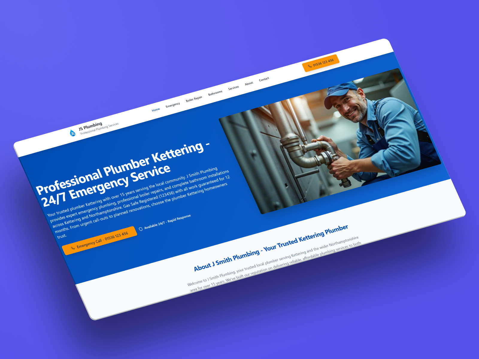 Neue Homepage mit modernem Design